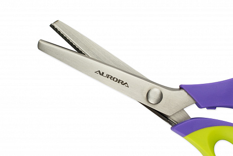 Ножницы зиг-заг 3,5мм Aurora 23 см AU 495
