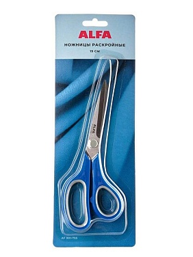 Ножницы портновские 19 см, ALFA  (AF 901-75S)