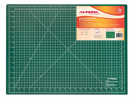 картинка Коврик для раскроя двухсторонний 60x45 см Aurora (AU-A2) магазин sewclub являющийся официальным дистрибьютором в России 