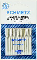 Иглы Schmetz стандартные 130/705H № 60, 10 шт.