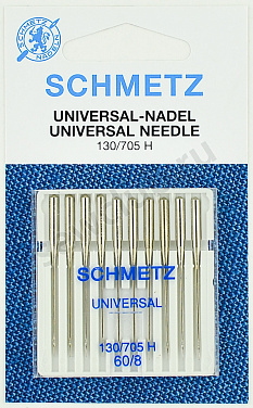 Иглы Schmetz стандартные 130/705H № 60, 10 шт.