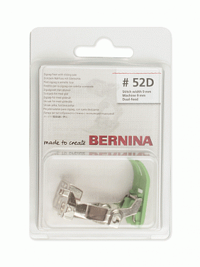 Лапка Bernina # 52D для выполнения зигзага со скользящей подошвой (9 мм)