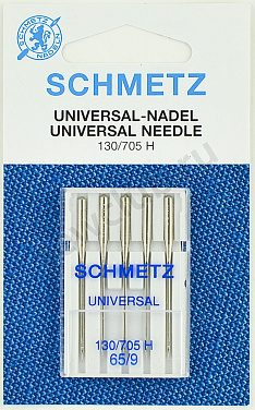 Иглы Schmetz стандартные 130/705H № 65, 5 шт.