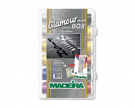 картинка Набор ниток для шитья MADEIRA Smartbox Glamour №20 18 шт. 200 м магазин sewclub являющийся официальным дистрибьютором в России 