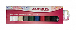 картинка Набор ниток универсальных Talia №120 Aurora(AU-1202) магазин sewclub являющийся официальным дистрибьютором в России 