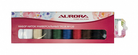 Набор ниток универсальных Talia №120 Aurora(AU-1202)
