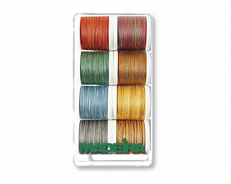 Набор ниток для шитья MADEIRA Aerofil №120 Multicolor, 8 шт. 400 м