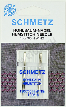 Иглы Schmetz для мережки № 100, 2 шт.