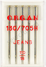 картинка Иглы джинс № 110, 5 шт. магазин sewclub являющийся официальным дистрибьютором в России 
