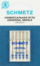 Иглы Schmetz стандартные 130/705H №№ 80(2),90(3) 5 шт.