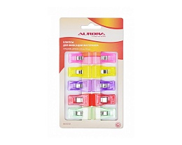 Клипсы Aurora для фиксации материала (AU-C3310) средние, 10 шт.