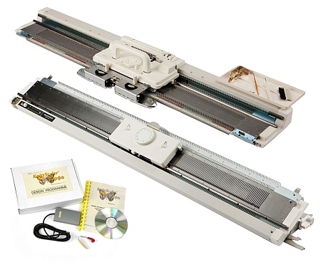 Вязальная машина Silver Reed SK 280 / Устройство для вязки резинки SRP 60N / ПО Knitt Styler (комплект)