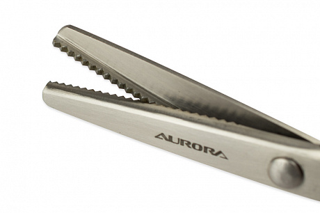 Ножницы зиг-заг 3,5мм Aurora 23 см AU-491