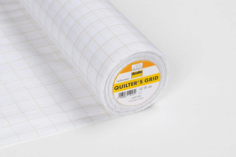 Флизелин клеевой односторонний Freundenberg Quilters Grid квадрат  34 г/м2  90 см х 15 м белый