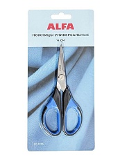 Ножницы универсальные 14 см, ALFA (AF 2855)