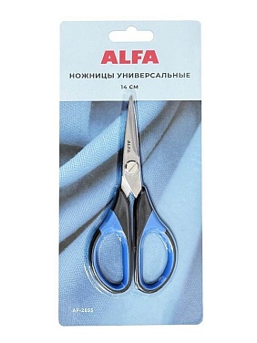 Ножницы универсальные 14 см, ALFA (AF 2855)