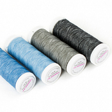 Швейные нитки двухцветные для джинсы Aurora Nokton № 80C 