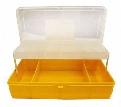 Коробка для мелочей прозрачная с микролифтом 