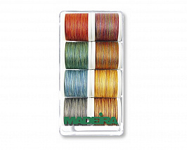 картинка Набор ниток для шитья MADEIRA Aerofil №120 Multicolor, 8 шт. 400 м магазин sewclub являющийся официальным дистрибьютором в России 