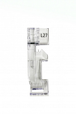 Стандартная прозрачная лапка Bernina # L27 для оверлочного/плоского шва к L850/L860