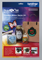 картинка Базовый набор для печатных наклеек ScanNCut магазин sewclub являющийся официальным дистрибьютором в России 